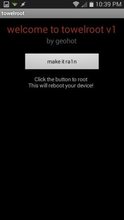 Root Galaxy S4 with towelroot