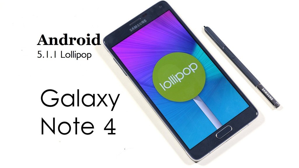 Galaxy Note 4 Lolliop