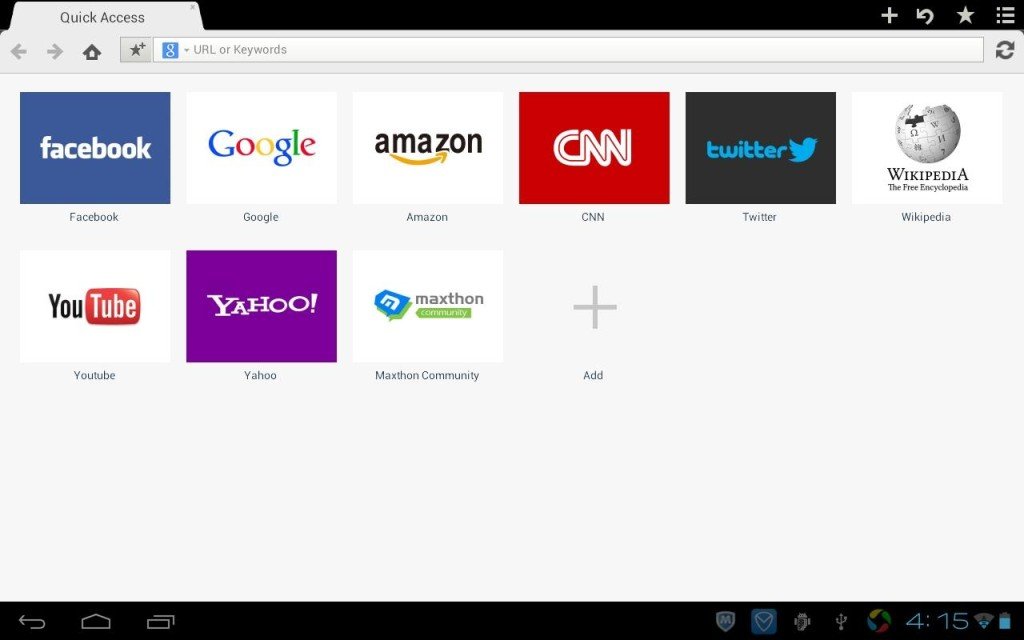 Maxthon Web Browser