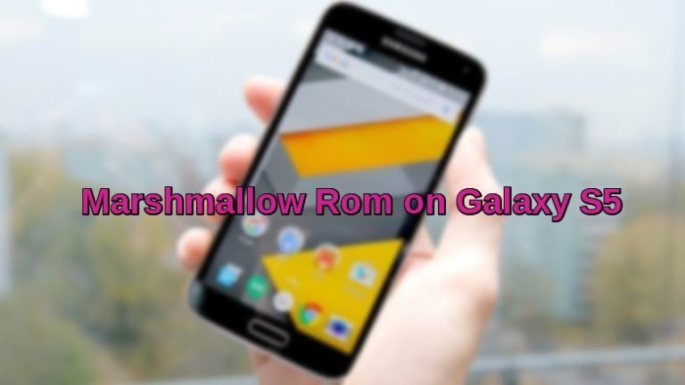 Marshmallow on Galaxy S5 G900F