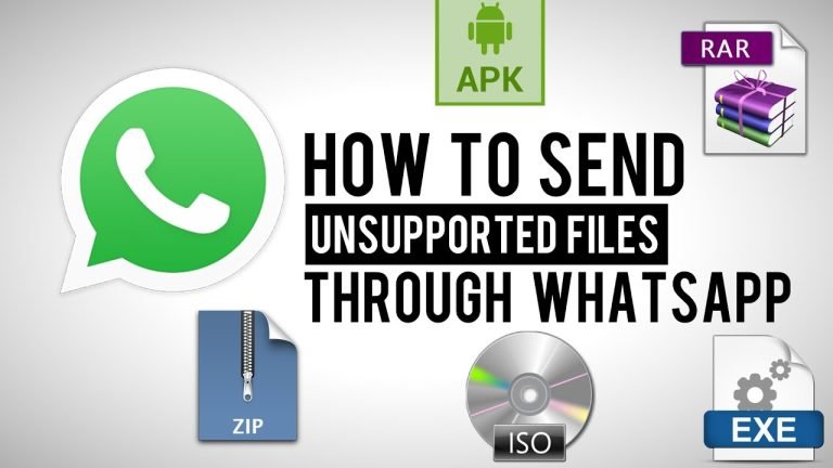 How to Send Unsupported File Formats on Whatsapp