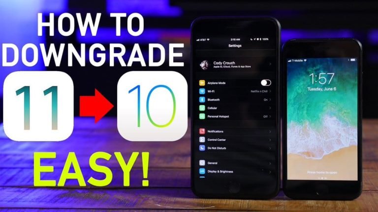 How To Downgrade iOS 11 Beta To iOS 10.3.2 