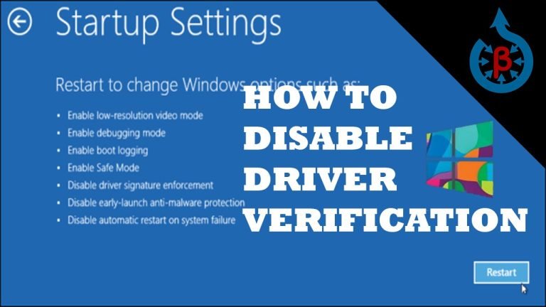 How to Disable Driver Signature on Windows 8 or 10
