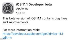 ios 11.1 beta 2 ipsw