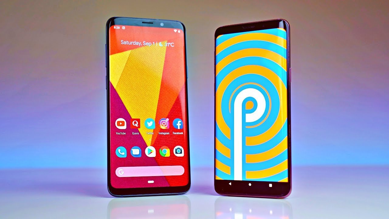 galaxy s9 and s9 plus 9.0 pie