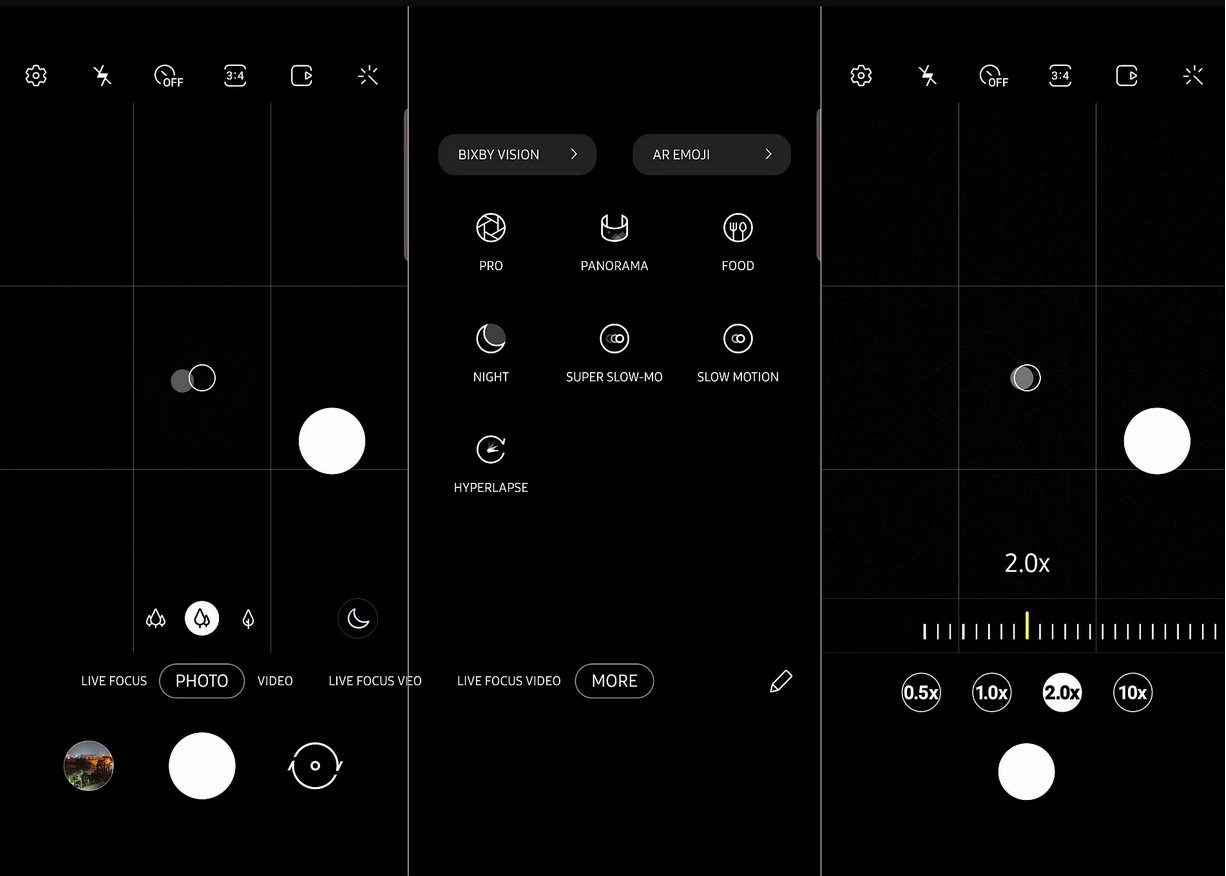 one ui 2.0 camera