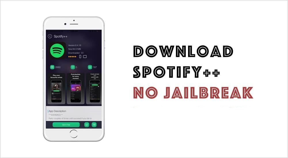 Baixe o Spotify++ Premium Grátis no iOS [Sem Jailbreak e 100