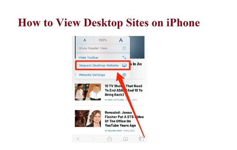 How to View Desktop Sites on iPhone