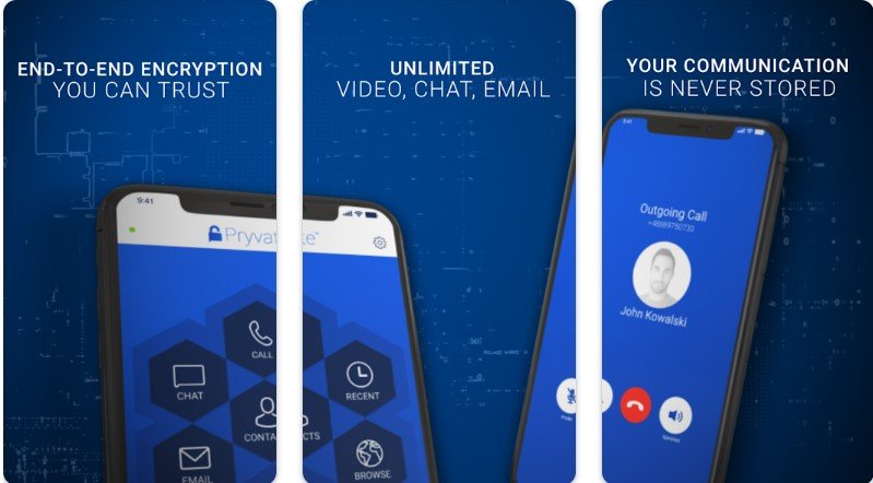 untraceable messaging app